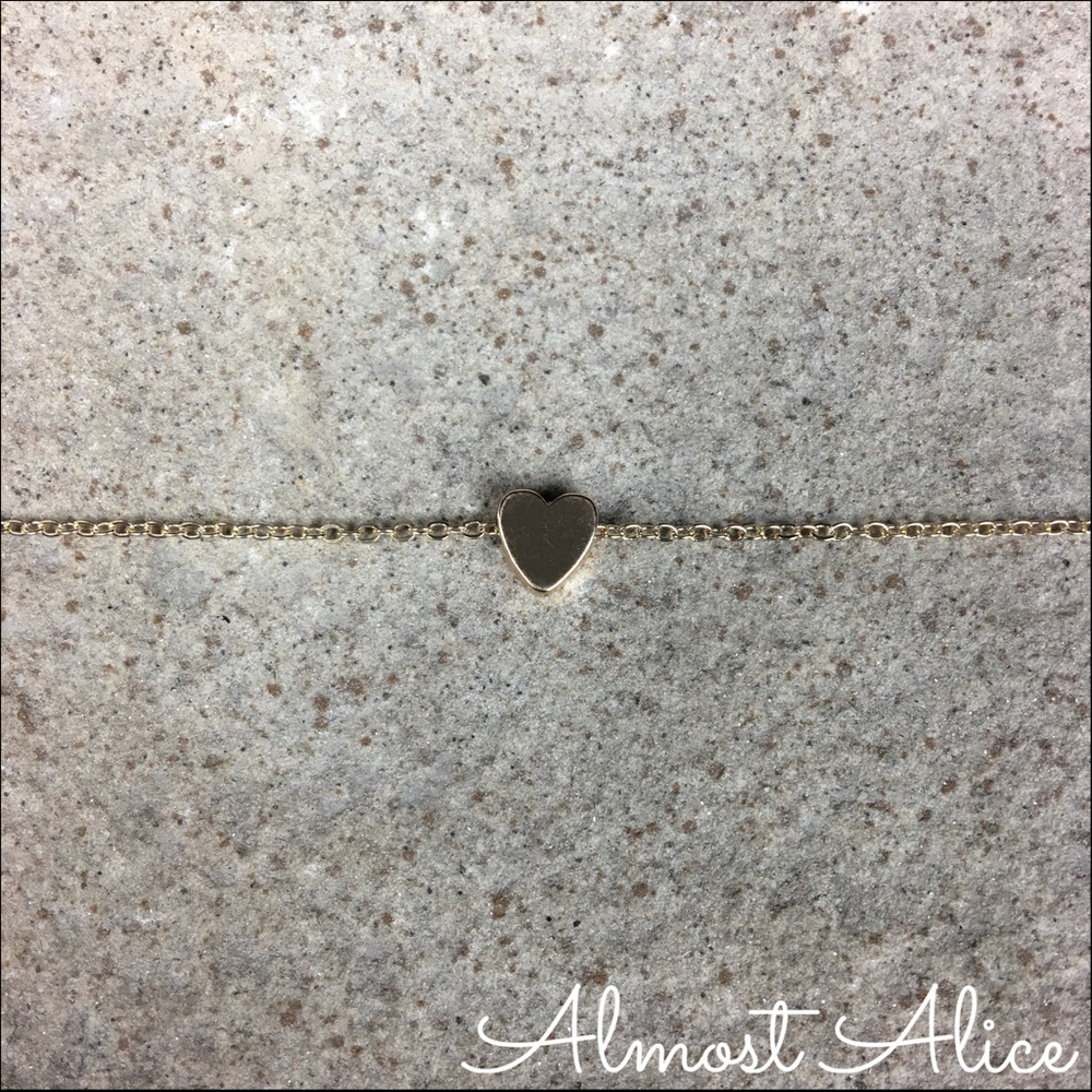 Tiny Heart Choker Necklace